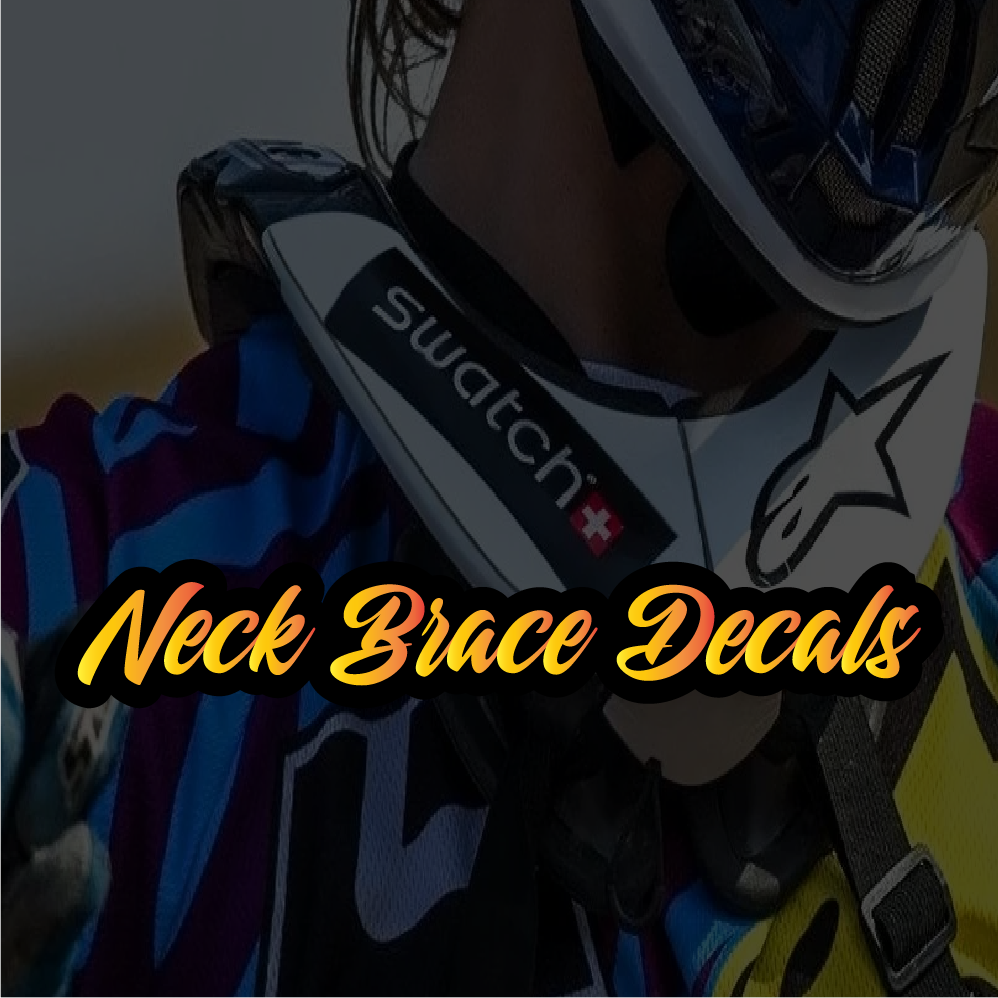 Neck brace Graphics & decals