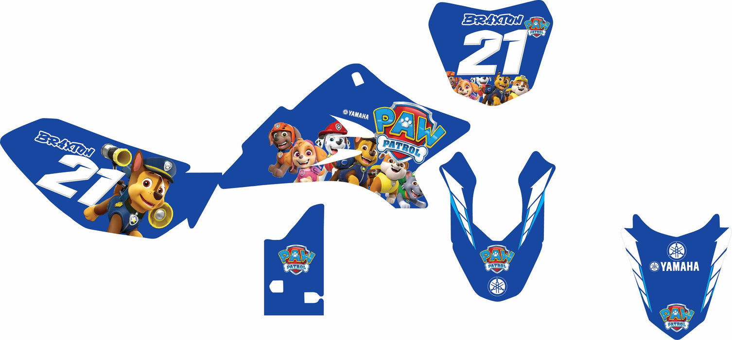 PAW PATROL design, (customizable graphic kits)