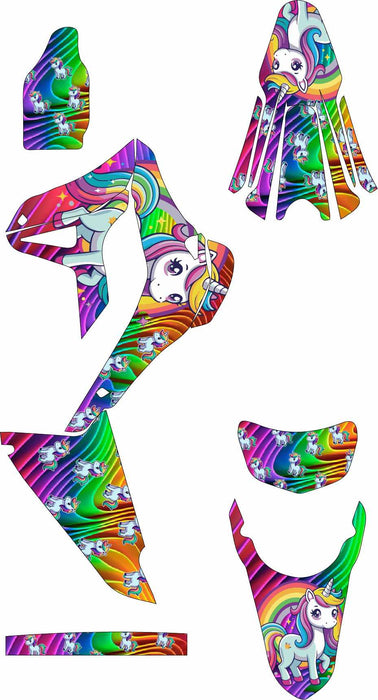 UNICORN design, (customizable graphic kits)