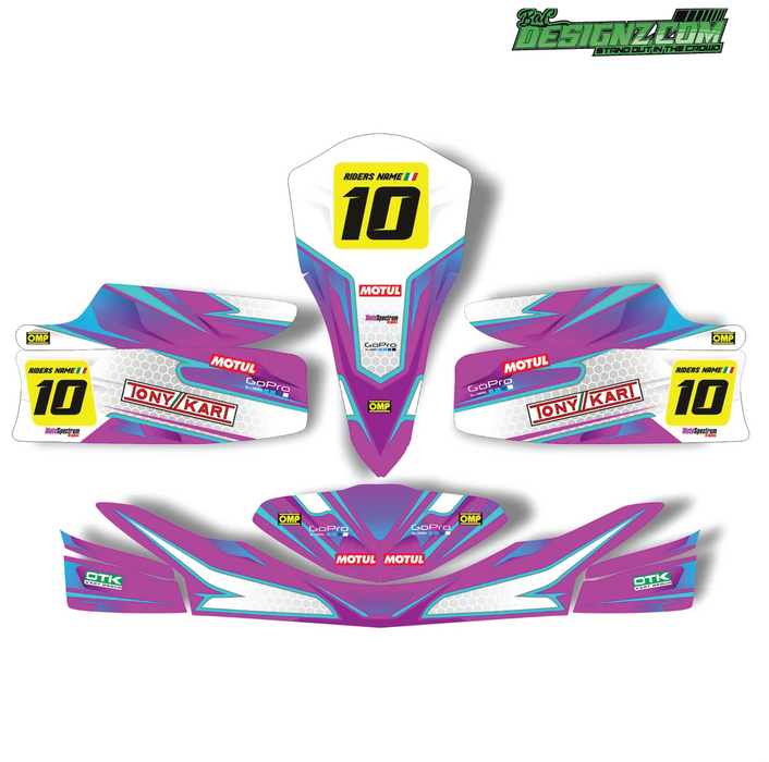 SEAL Go Kart decals & graphic kits