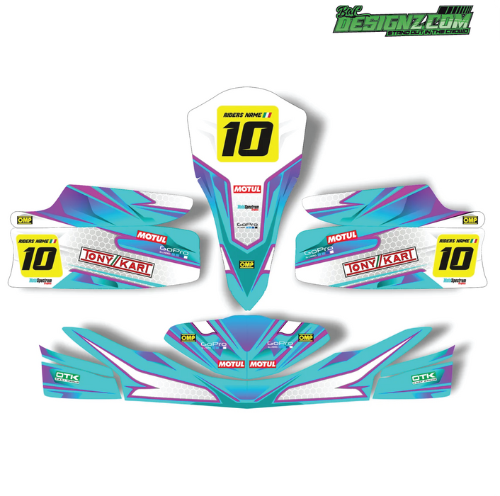 DETOUR Go Kart decals & graphic kits