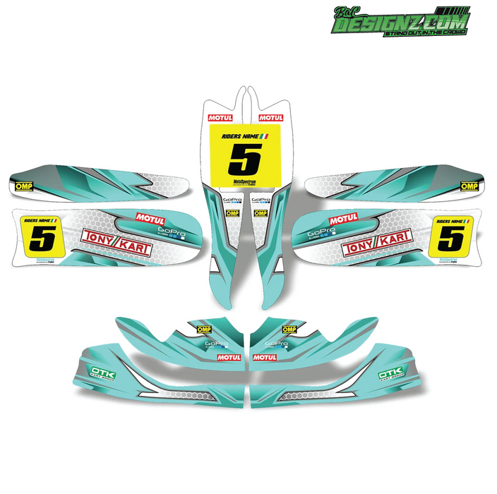 STICK Go Kart decals & graphic kits