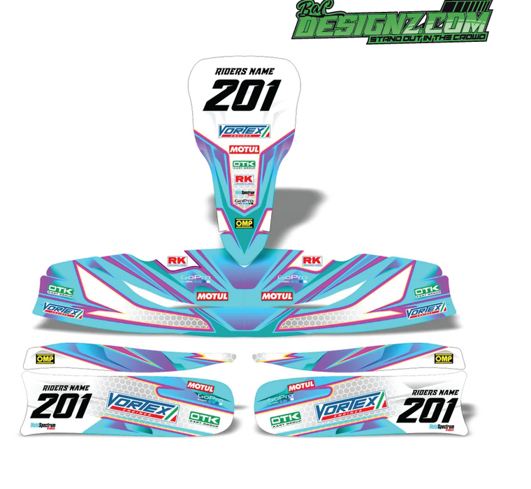 TRUST Go Kart decals & graphic kits