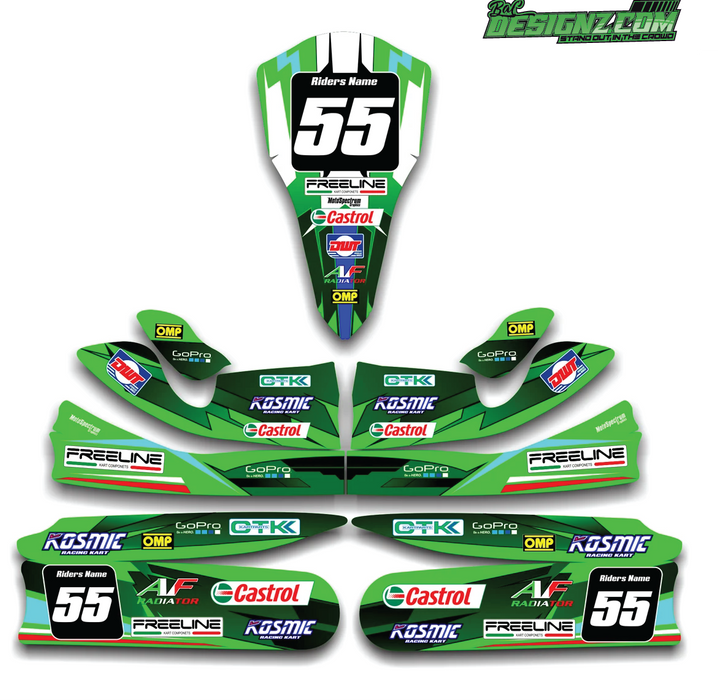ENVY Go Kart decals & graphic kits