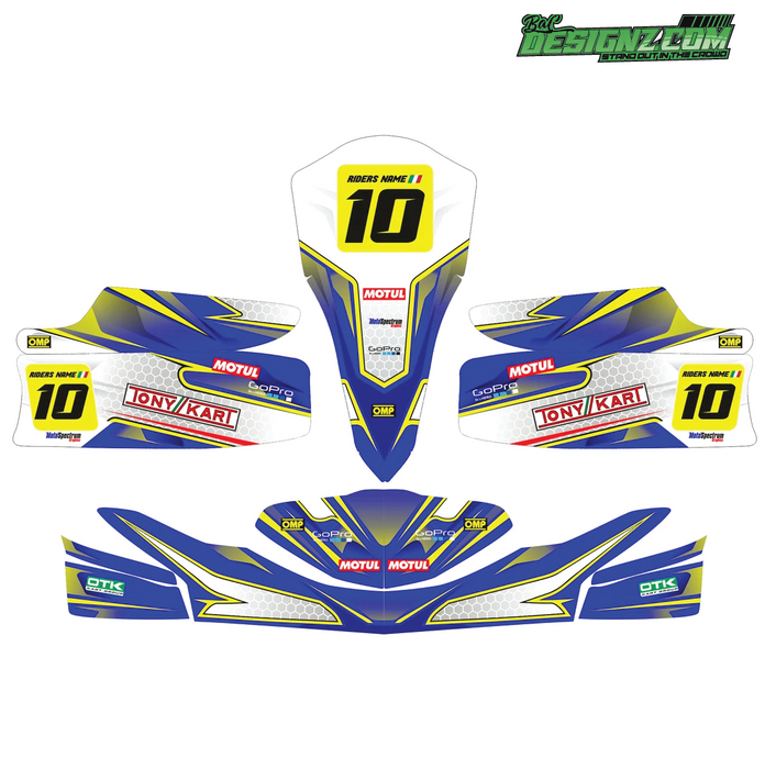 ENERGY Go Kart decals & graphic kits