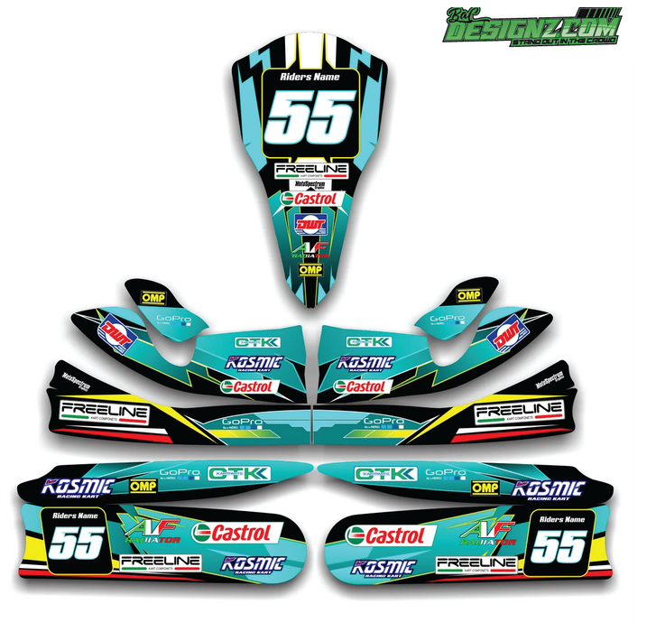 PASSION Go Kart decals & graphic kits