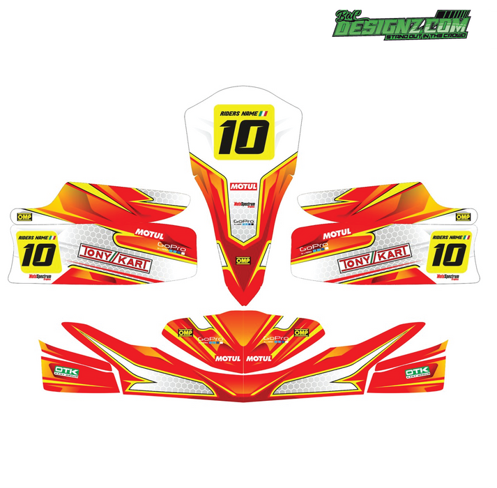 SUB Go Kart decals & graphic kits