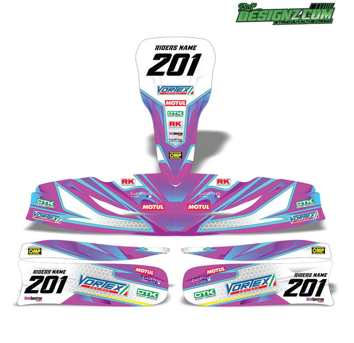 STRIDE Go Kart decals & graphic kits