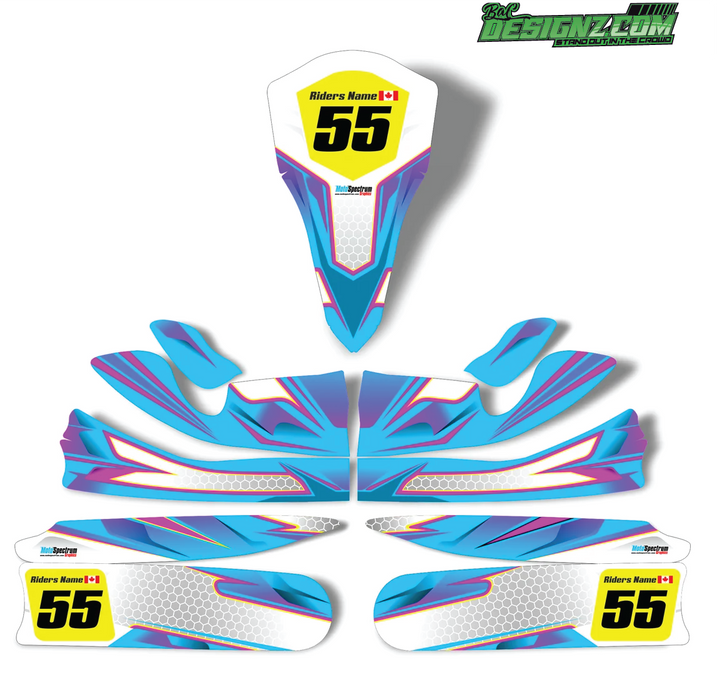 ENDEAVOR Go Kart decals & graphic kits