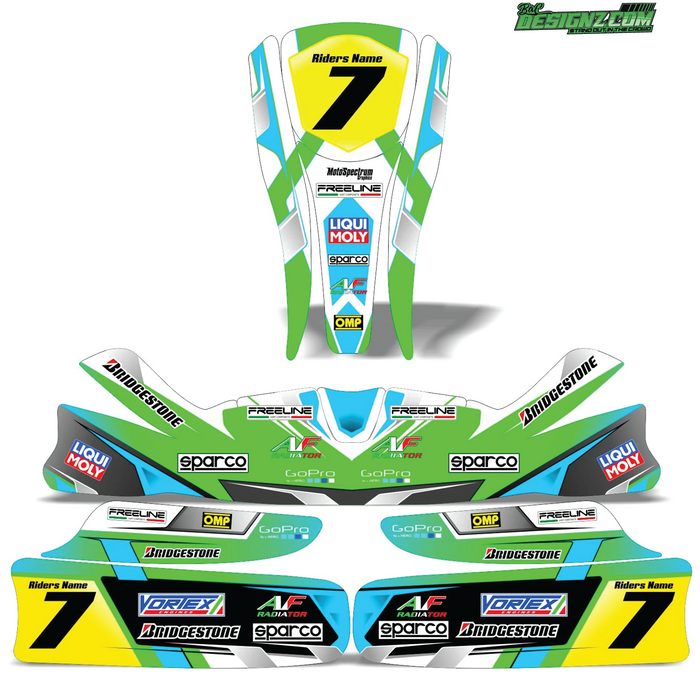 STROKE Go Kart decals & graphic kits