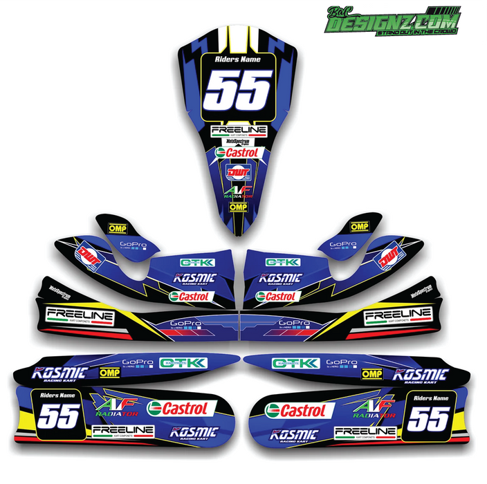 SPRING Go Kart decals & graphic kits