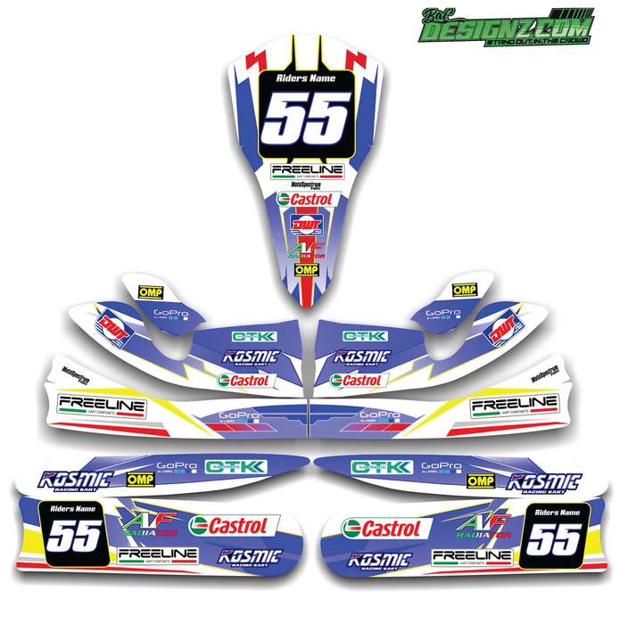 TING Go Kart decals & graphic kits