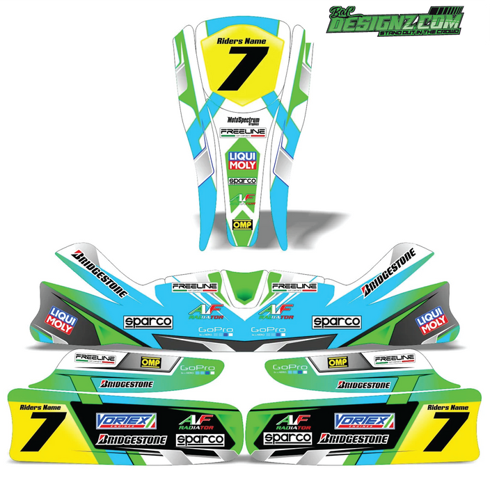 ALLOY Go Kart decals & graphic kits