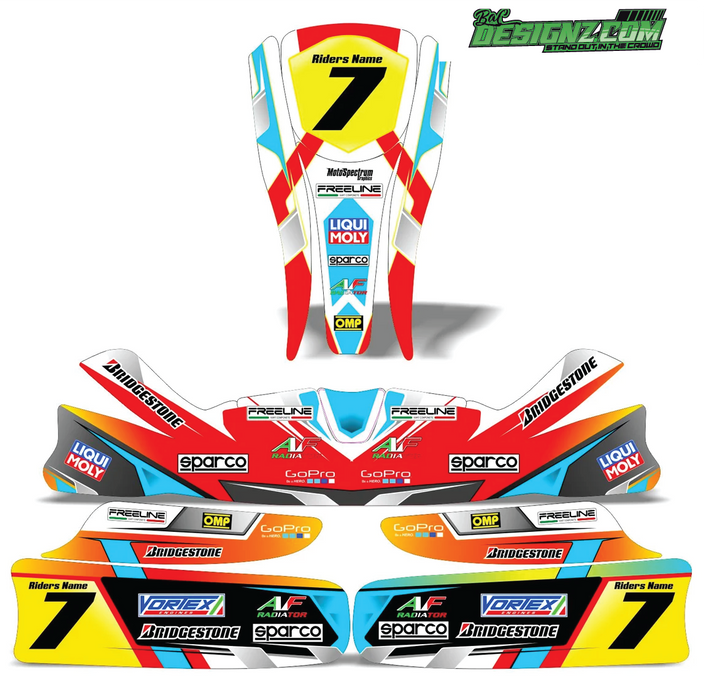 TRIKE Go Kart decals & graphic kits