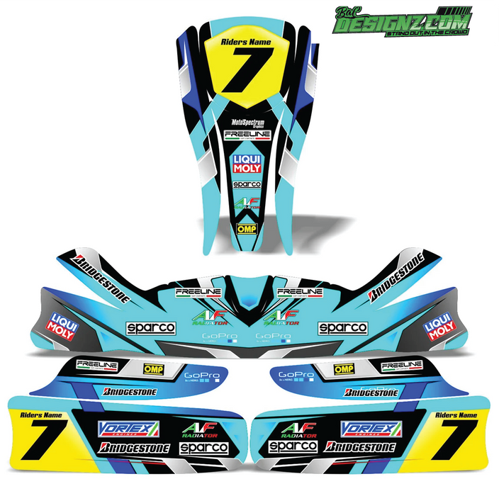 HYDRO Go Kart decals & graphic kits
