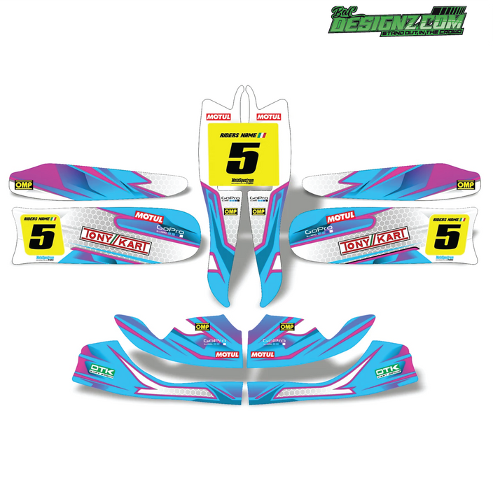MEASURE Go Kart decals & graphic kits