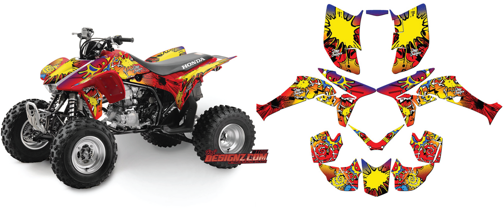 QUAD Design ATV graphics