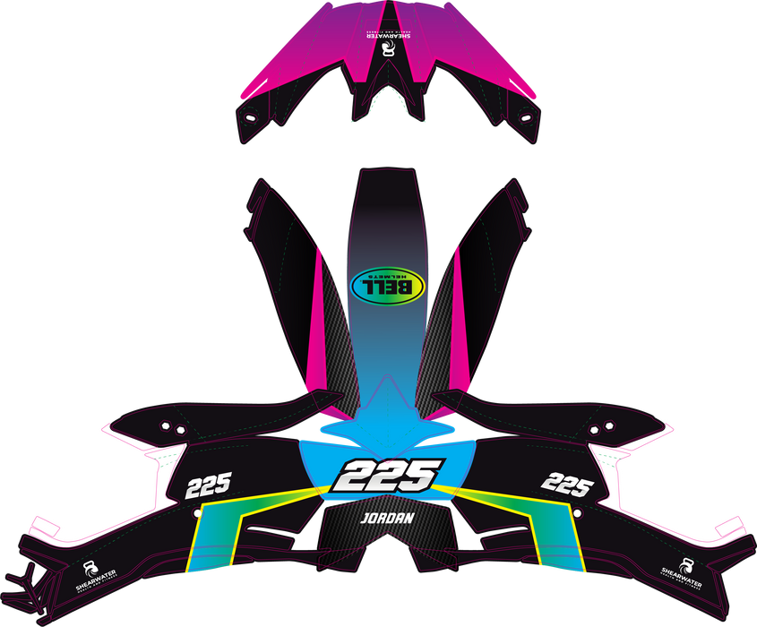 BOTTING DESIGN (customizable graphic helmet wrap)