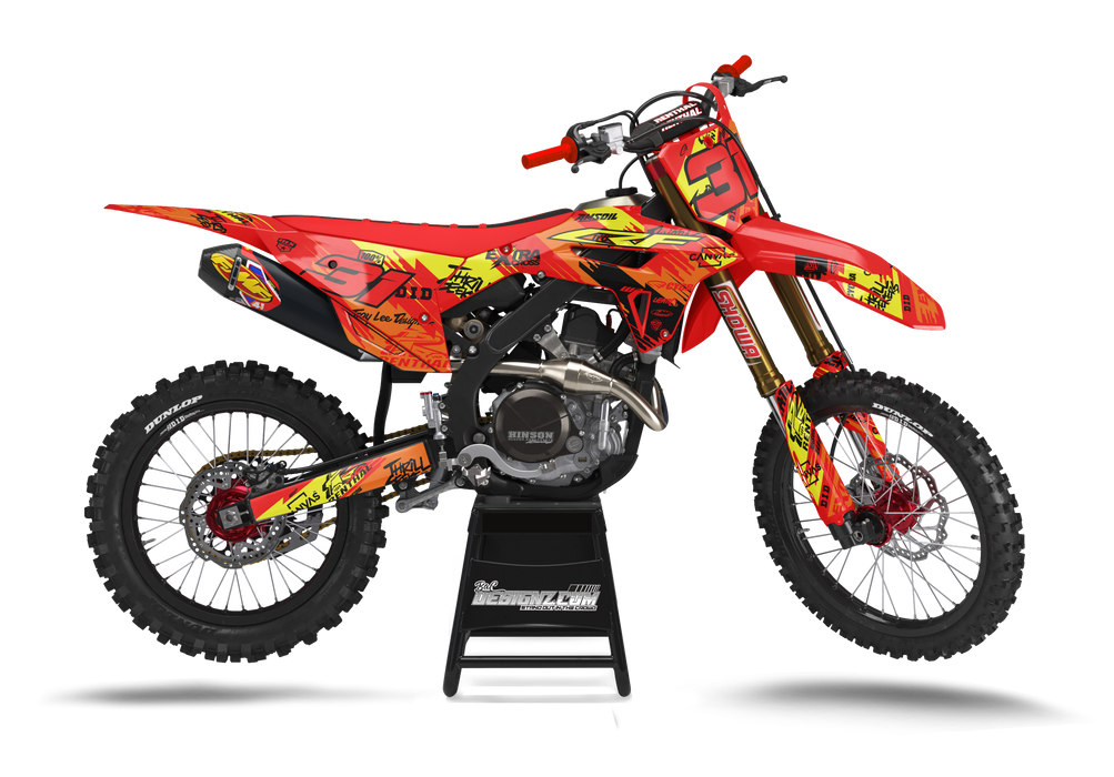 FIRE design, (customizable graphic kits)