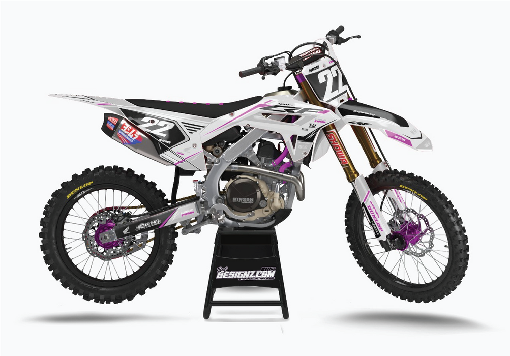 PURPLE HAZE design, (customizable graphic kits)