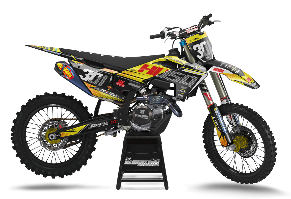 FIERCE design, (customizable graphic kits)