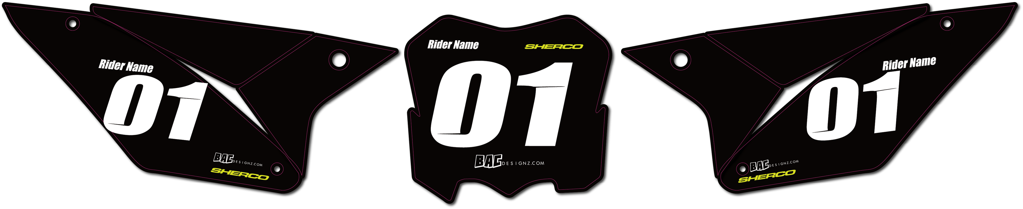 SLIDE number plates