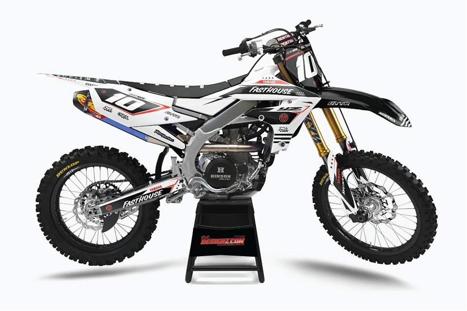 SLIM design, (customizable graphic kits)