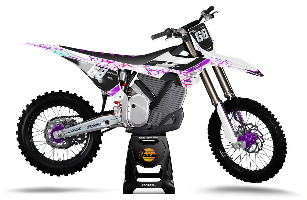 SHATTERED design, (customizable graphic kits)
