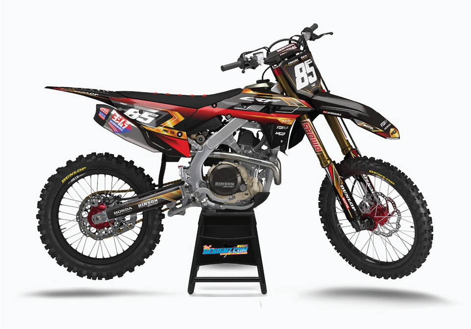 BLACKFIRE design, (customizable graphic kits)