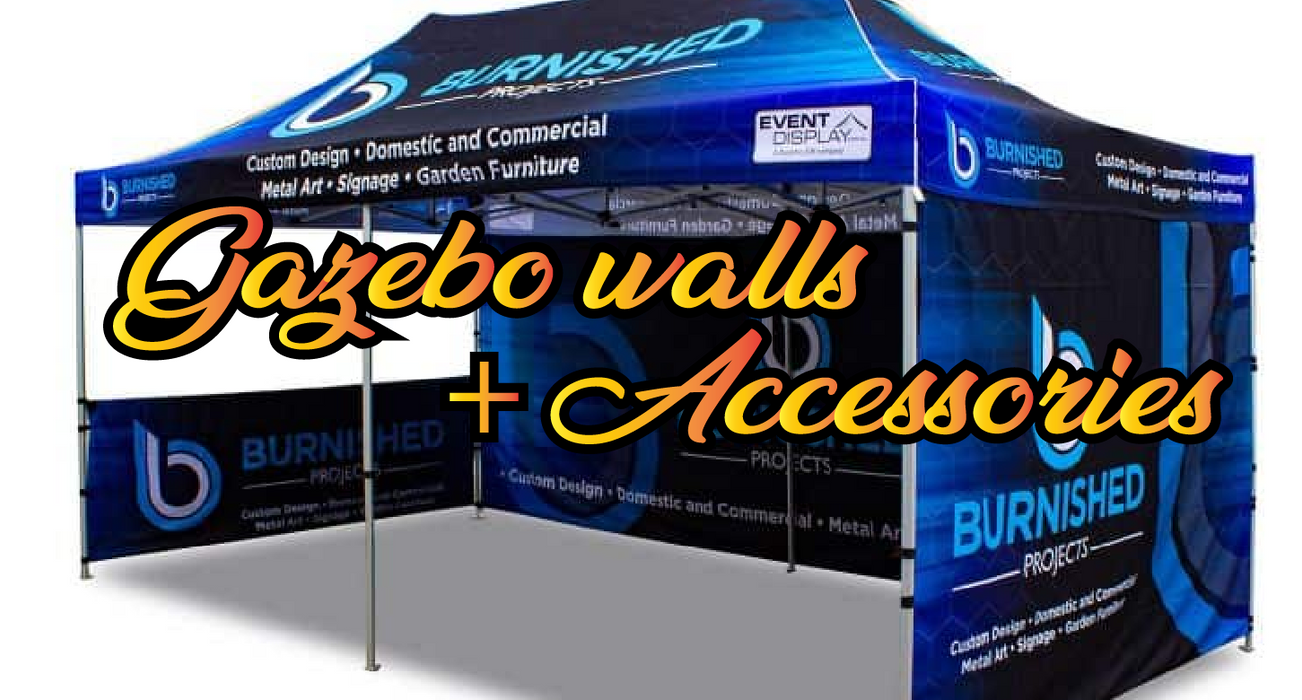 CUSTOM POP UP GAZEBO SIDE WALLS