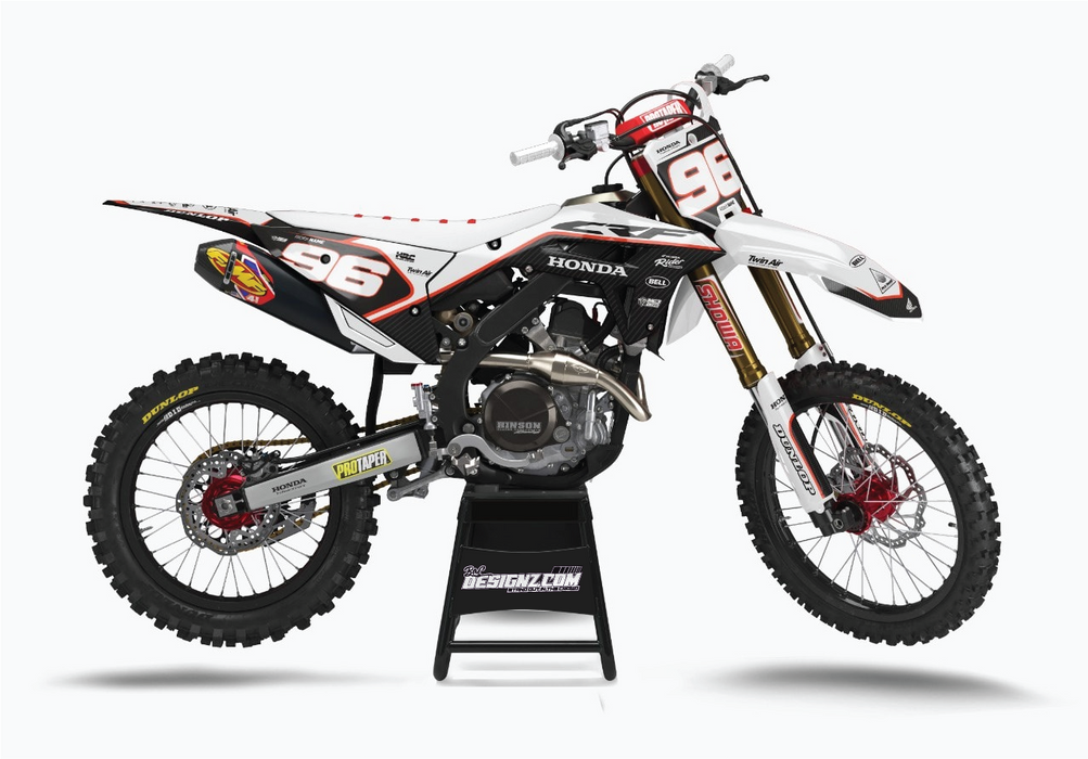 CARBON WHITE design, (customizable graphic kits)