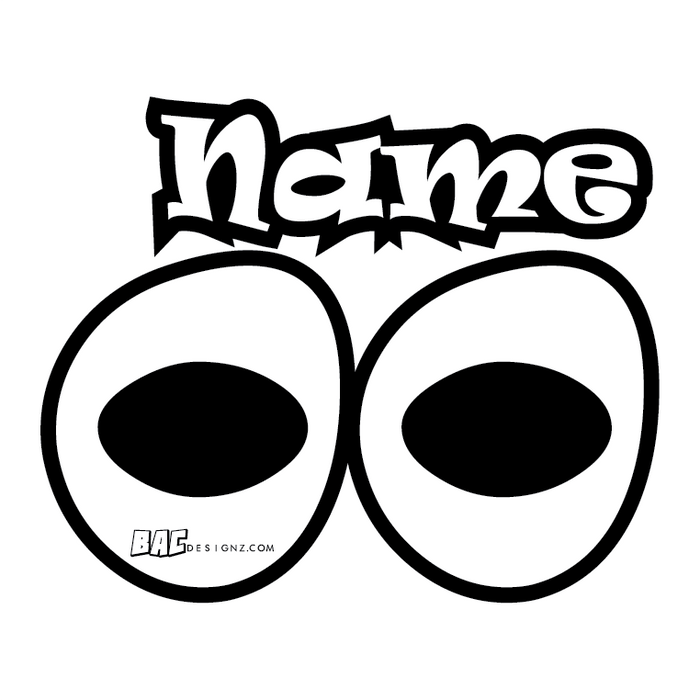 H1 design helmet I.D decals