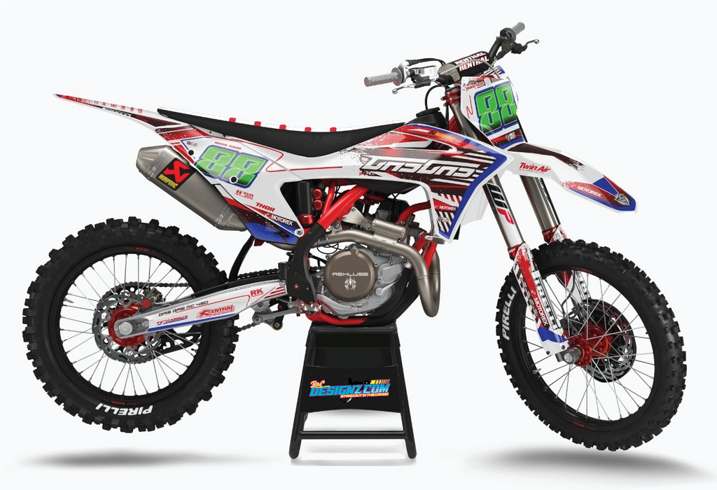 SLIM design, (customizable graphic kits)