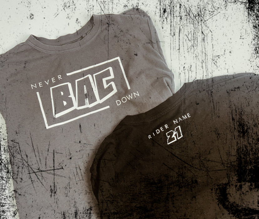 Never BAC down T-Shirts (Adults)