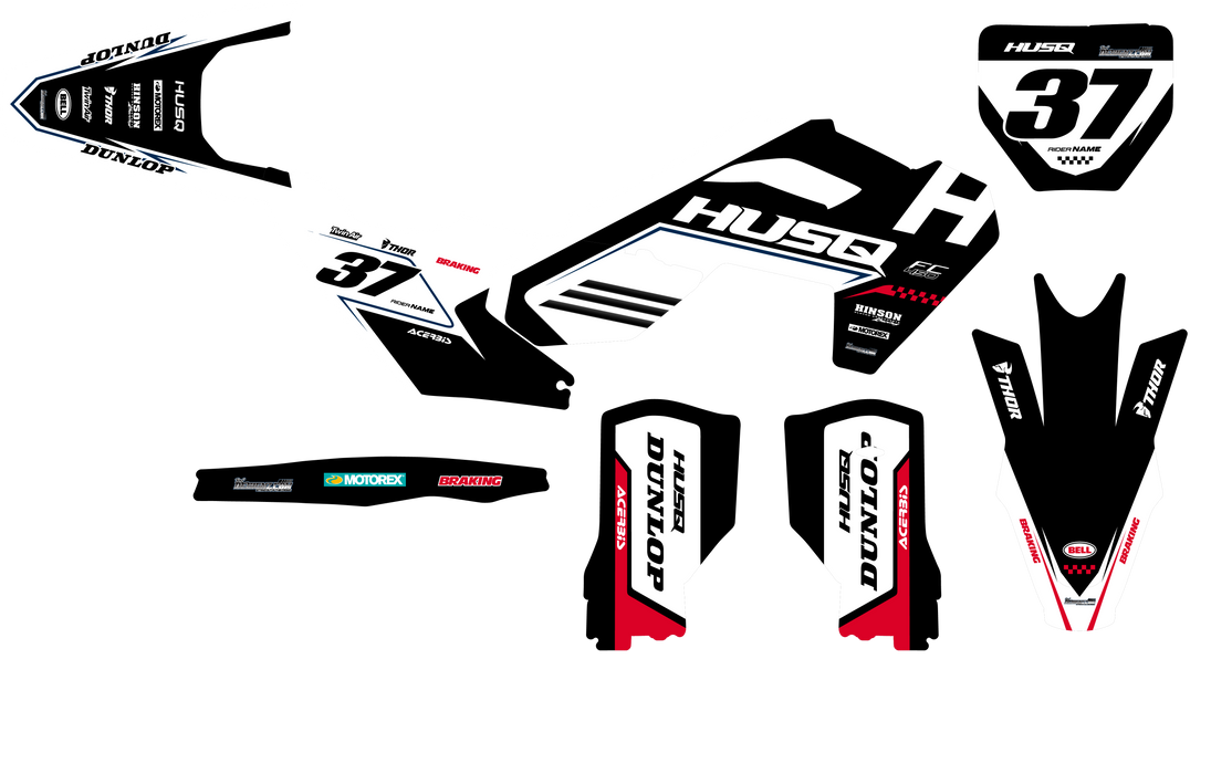 Husqvarna CLUTCH design, (customizable graphic kits)