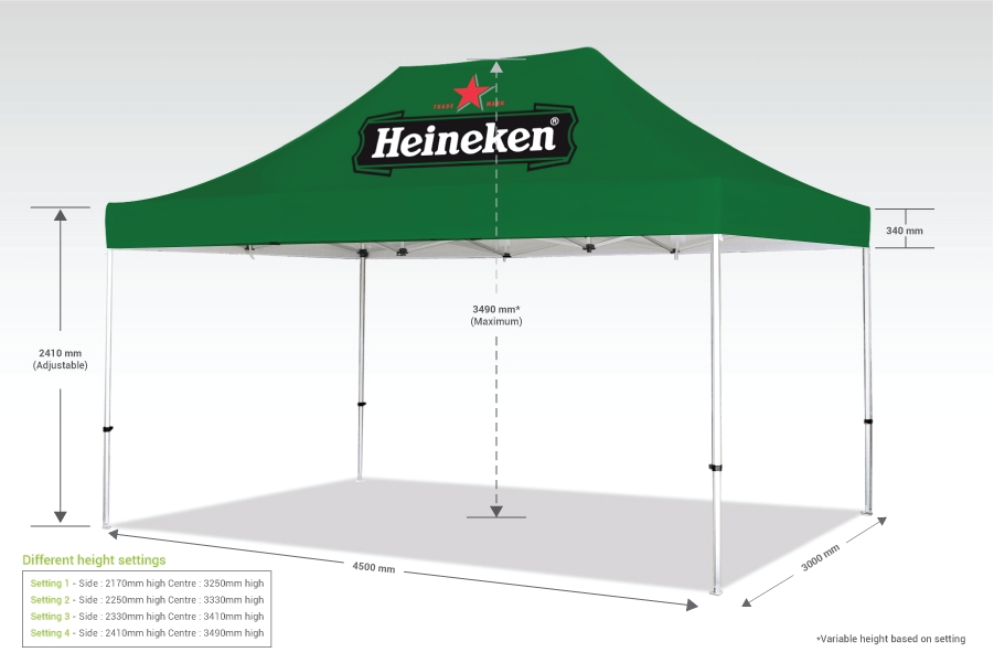 Custom Pop up gazebo