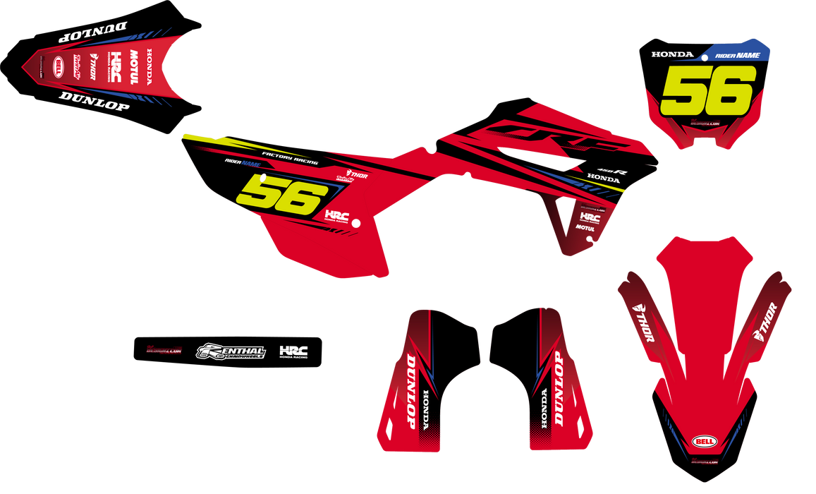 Honda AXEL design, (customizable graphic kits)