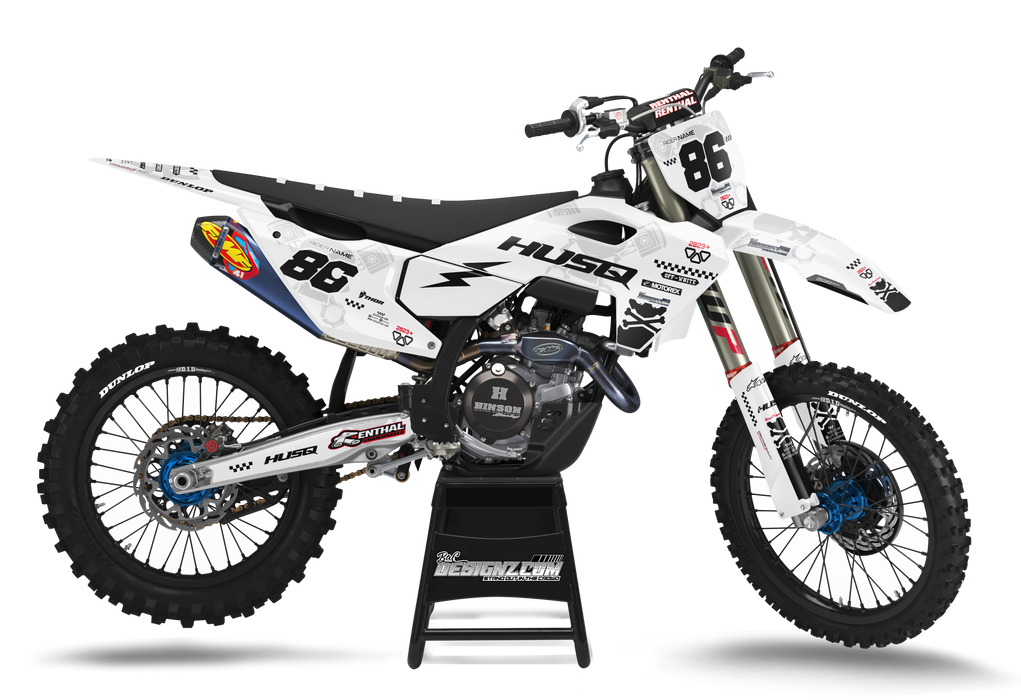 HUSQVARNA GRAFT  design, (customizable graphic kits)