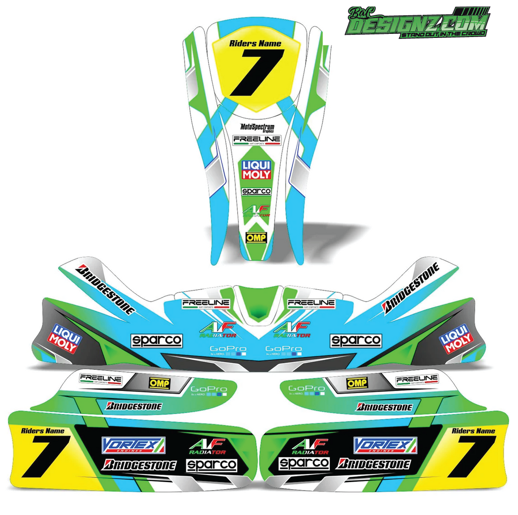 Go Kart Decals & Graphic kits — Bac designz