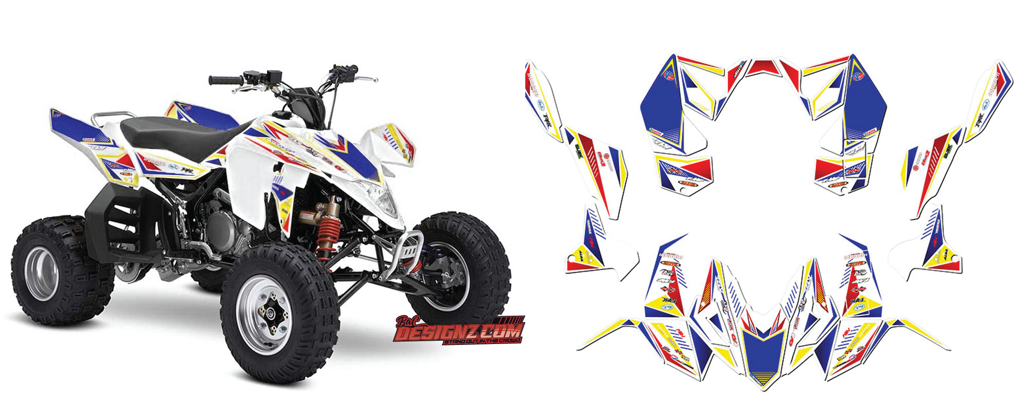 Atv Graphics Kit ATV Decals & Graphic Kits — Bac designz