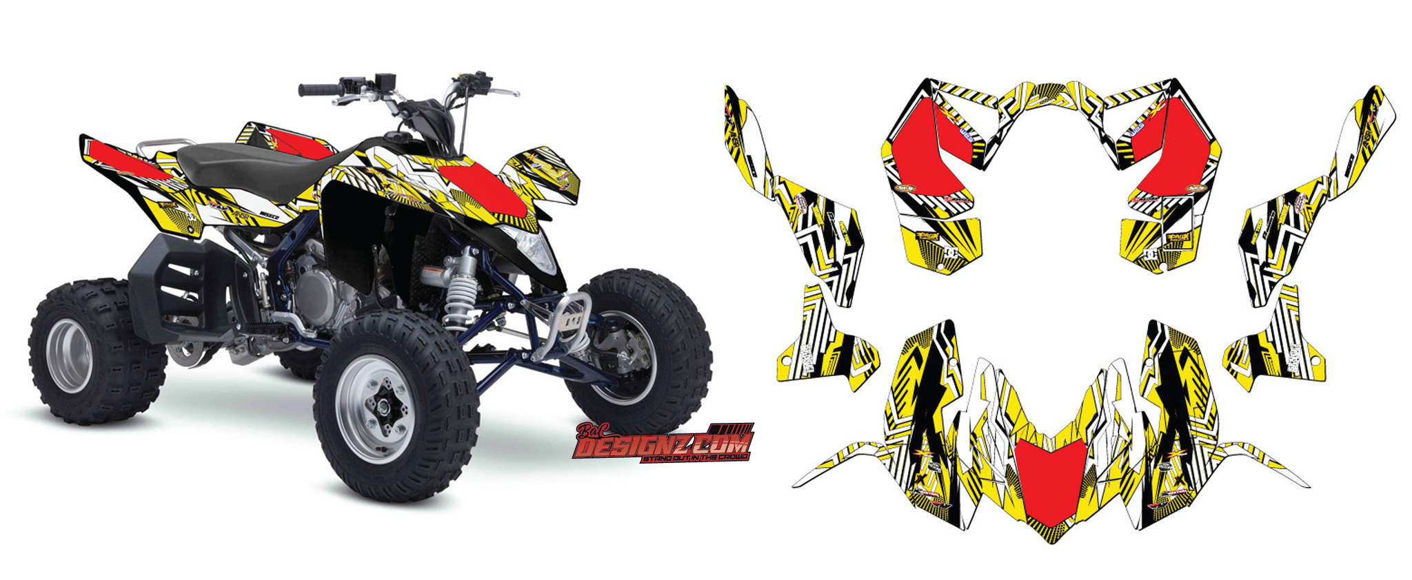 Atv Graphics Kit ATV Decals & Graphic Kits — Bac designz