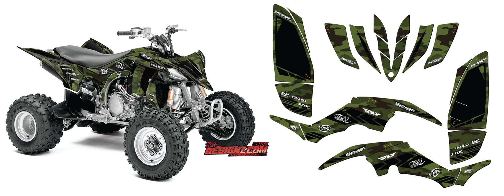 Atv Graphics Kit ATV Decals & Graphic Kits — Bac designz