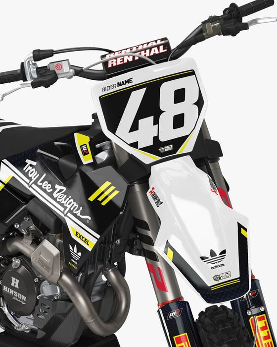 Husqvarna BUMBLE design, (customizable graphic kits)