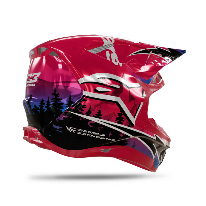 FORREST DESIGN (customizable graphic helmet wrap)