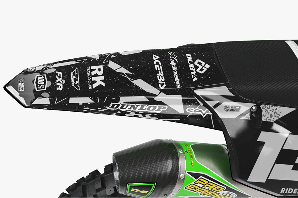 Kawasaki GEO design, (customizable graphic kits) — Bac designz