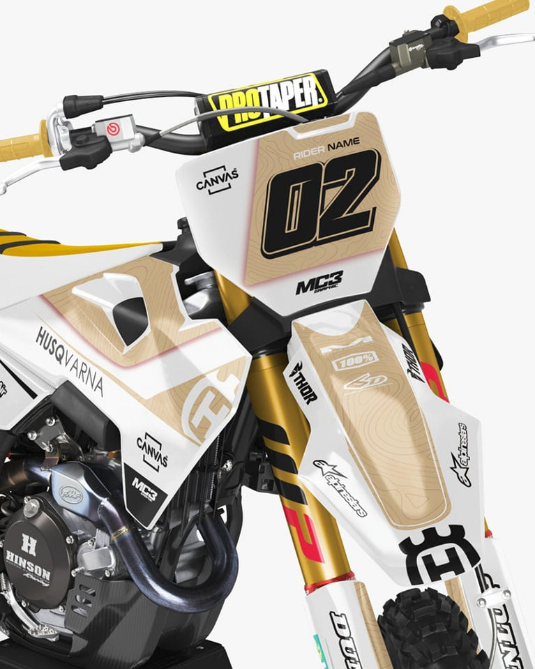 Husqvarna GOLD design, (customizable graphic kits) — Bac designz