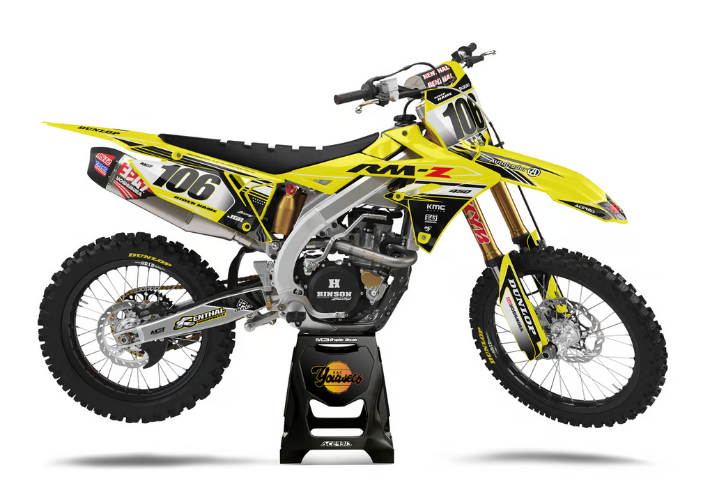 SUZUKI KMC design, (customizable graphic kits)