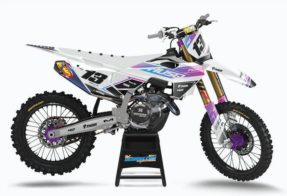 Husqvarna PASTEL design, (customizable graphic kits)