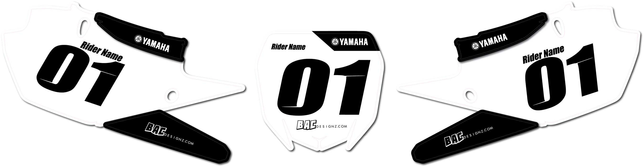 Yamaha number plates (P1)