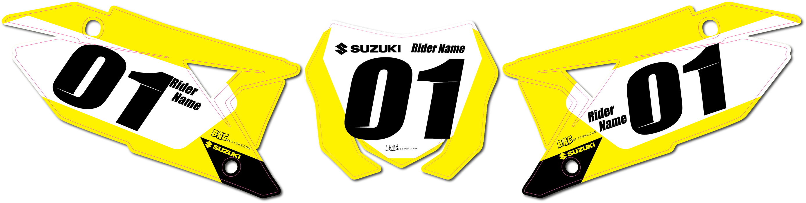 Suzuki number plates (P2)